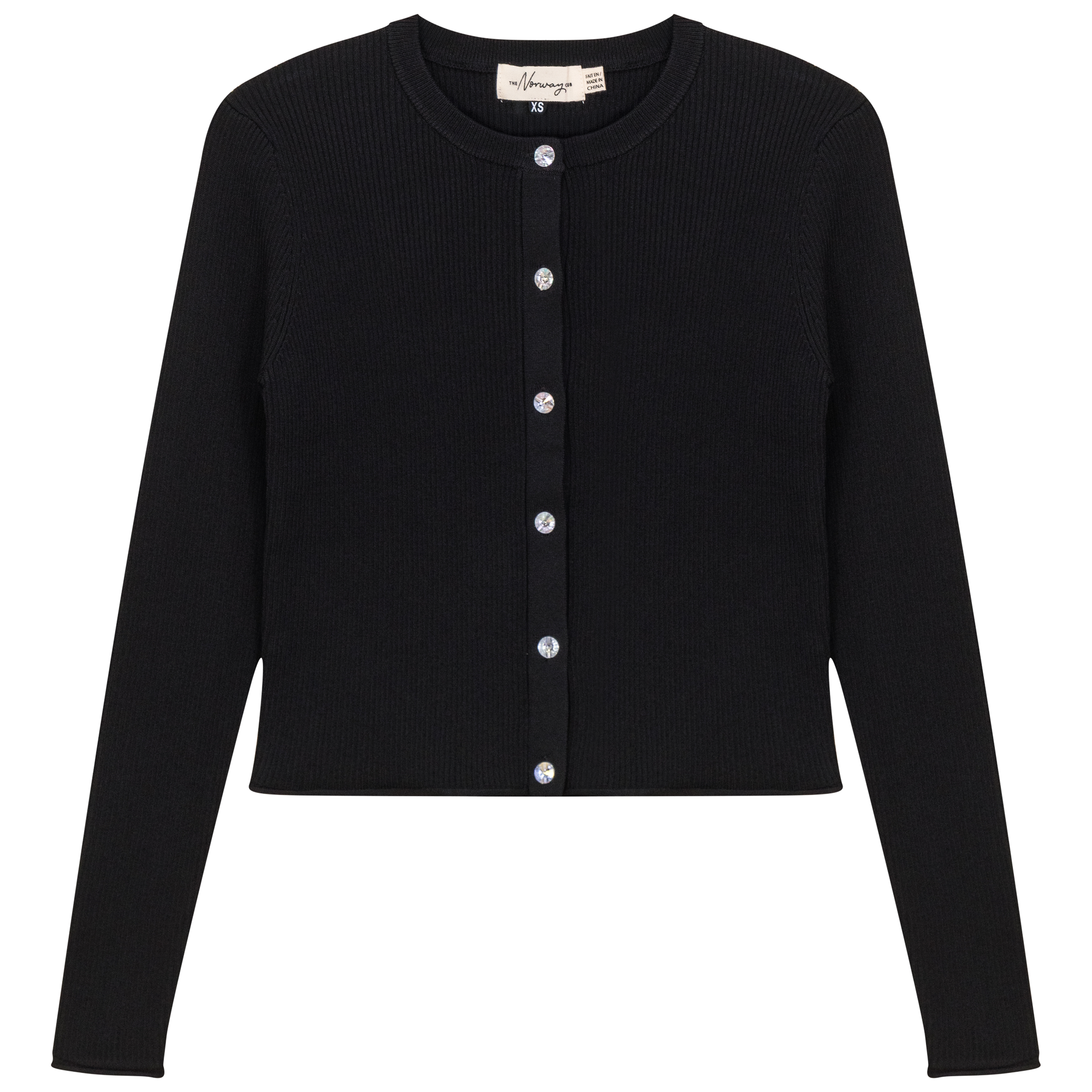 Cropped Knit Cardigan