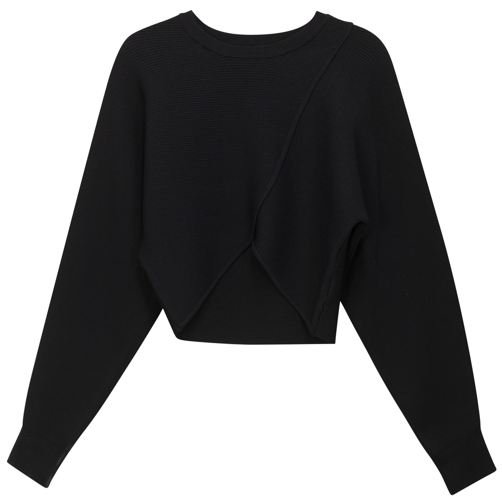 Cropped Wrap Top