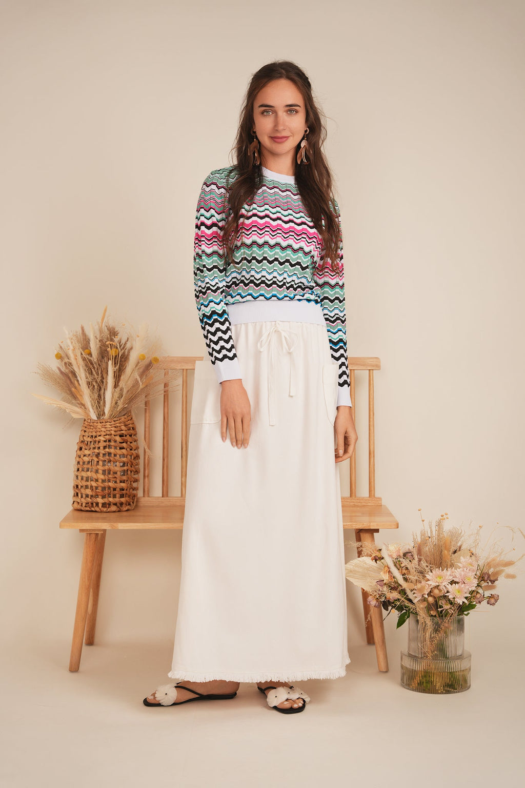 Crochet Knit Top
