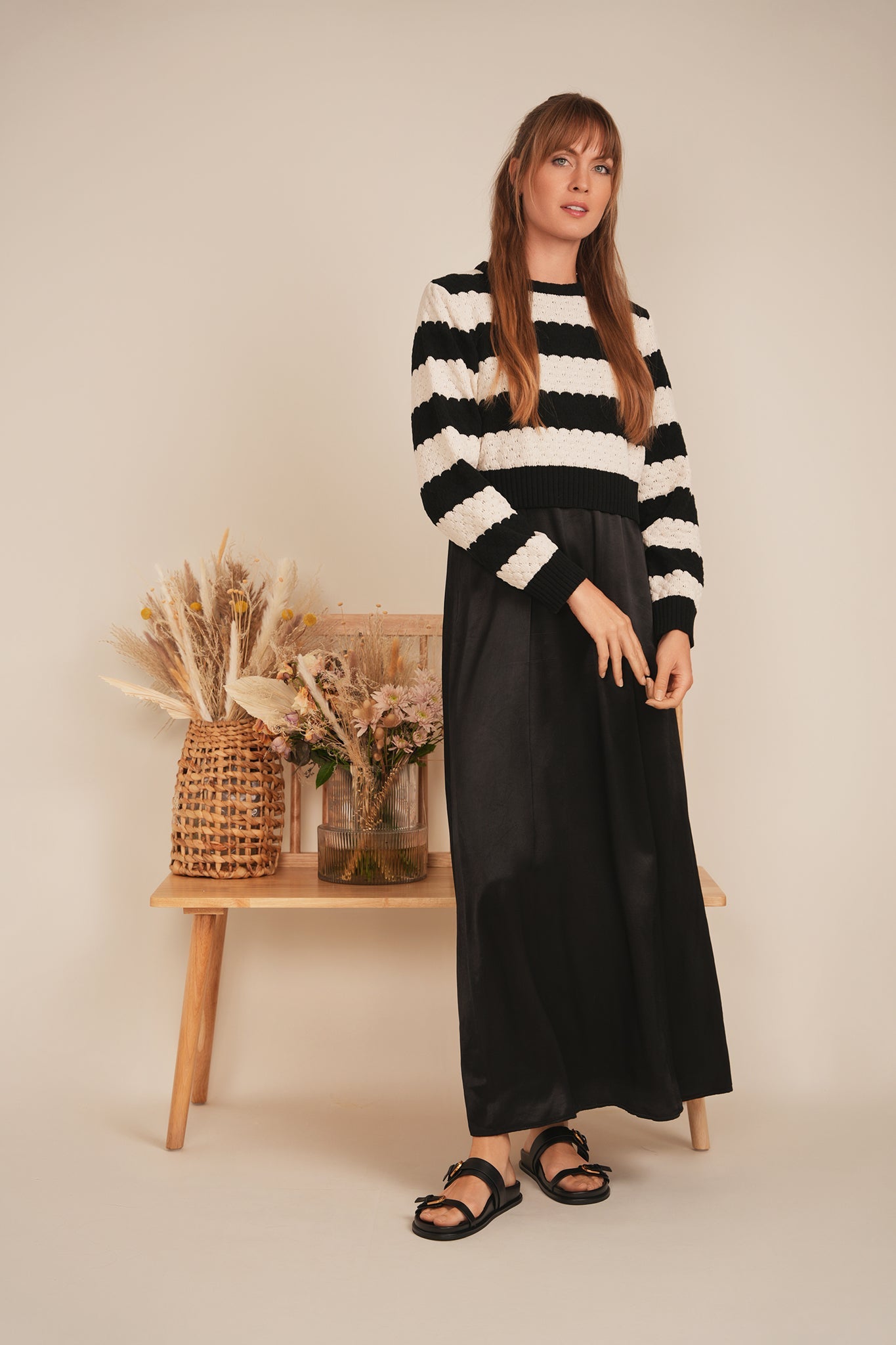 Cropped Wave Sweater