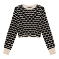 Cropped Wave Sweater