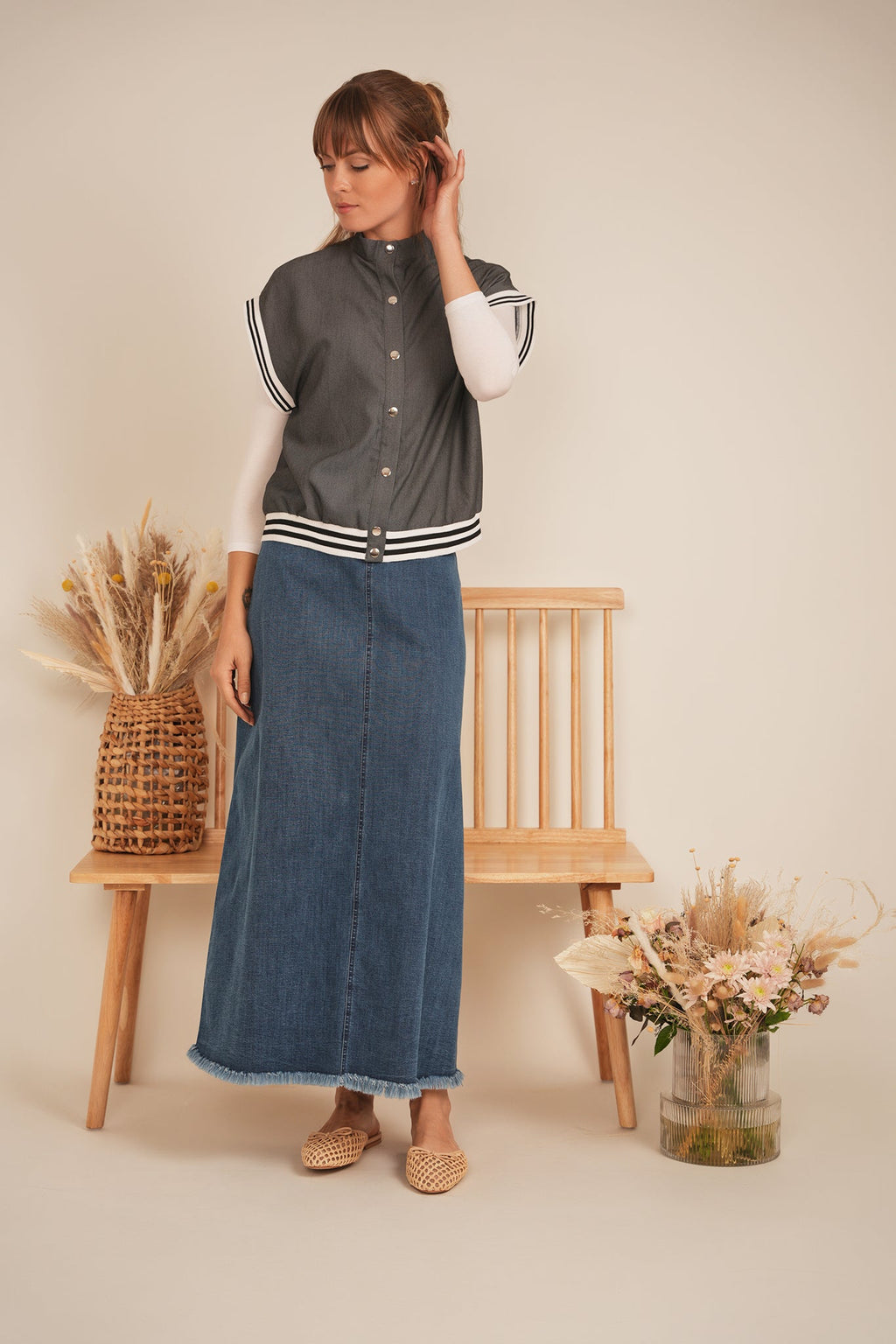 Denim Jacket Vest