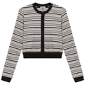 Cropped Button Down Stripped Tee