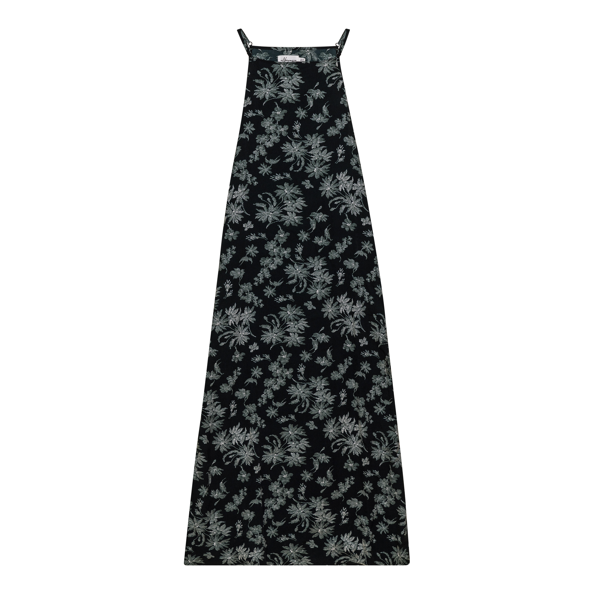 Printed Satin Maxi Jumper