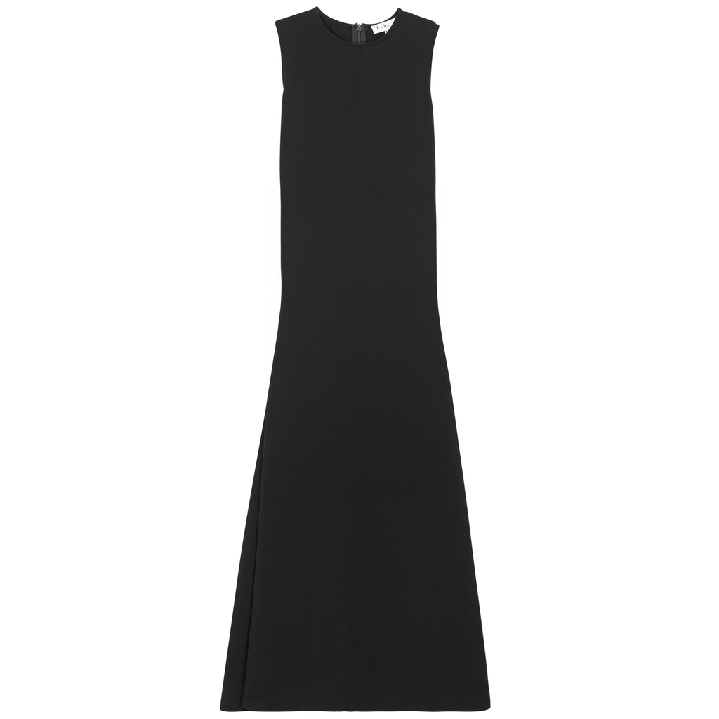 Satin Crepe Maxi Jumper