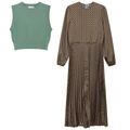 Midi Dress Vest Set