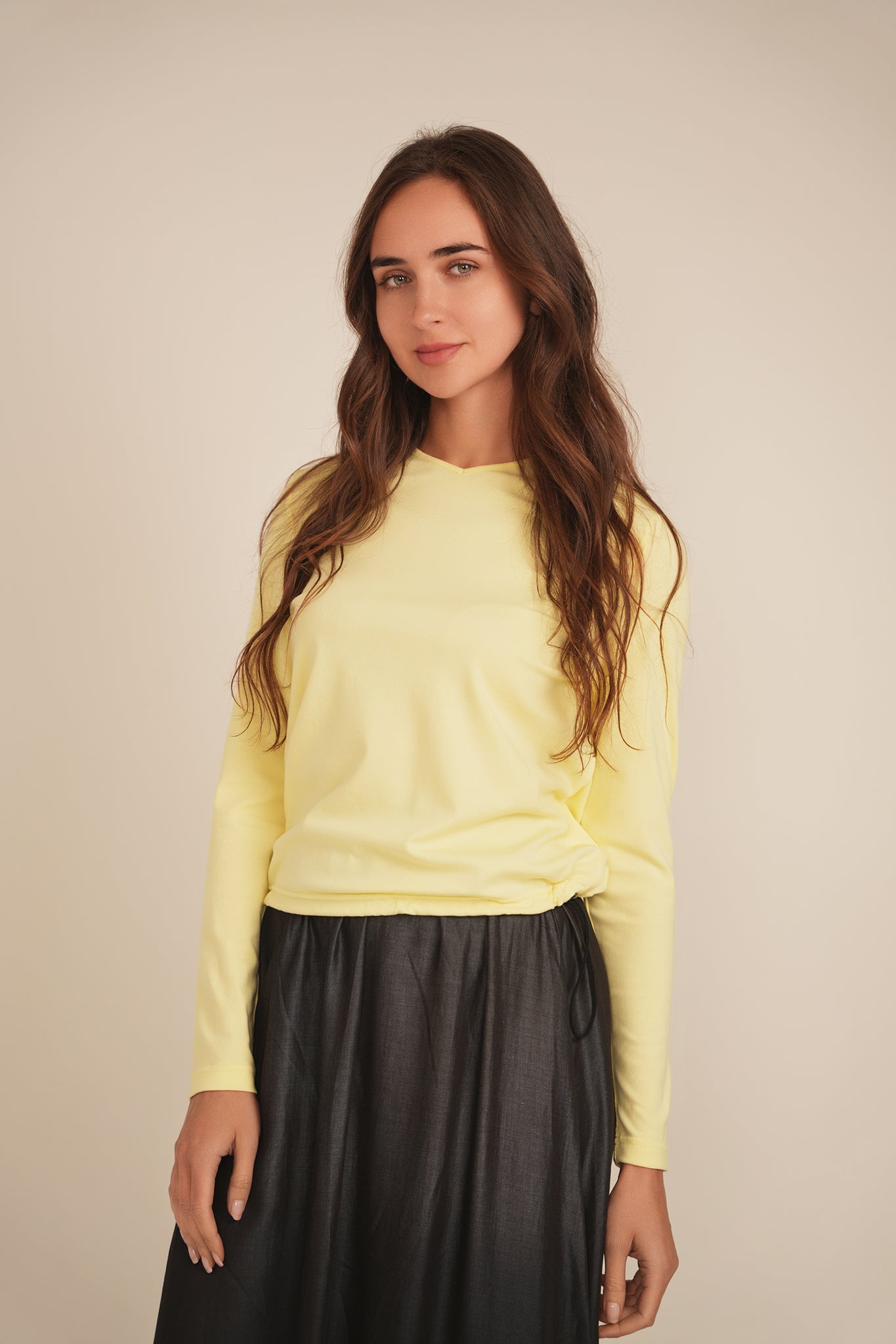 V Neck Bungee Tee