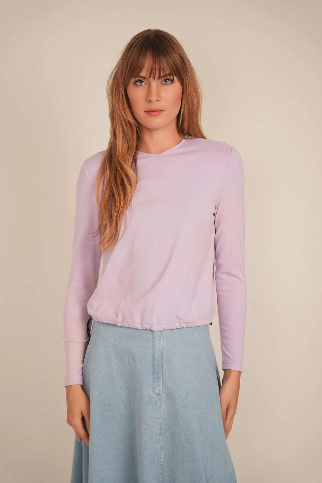 V Neck Bungee Tee