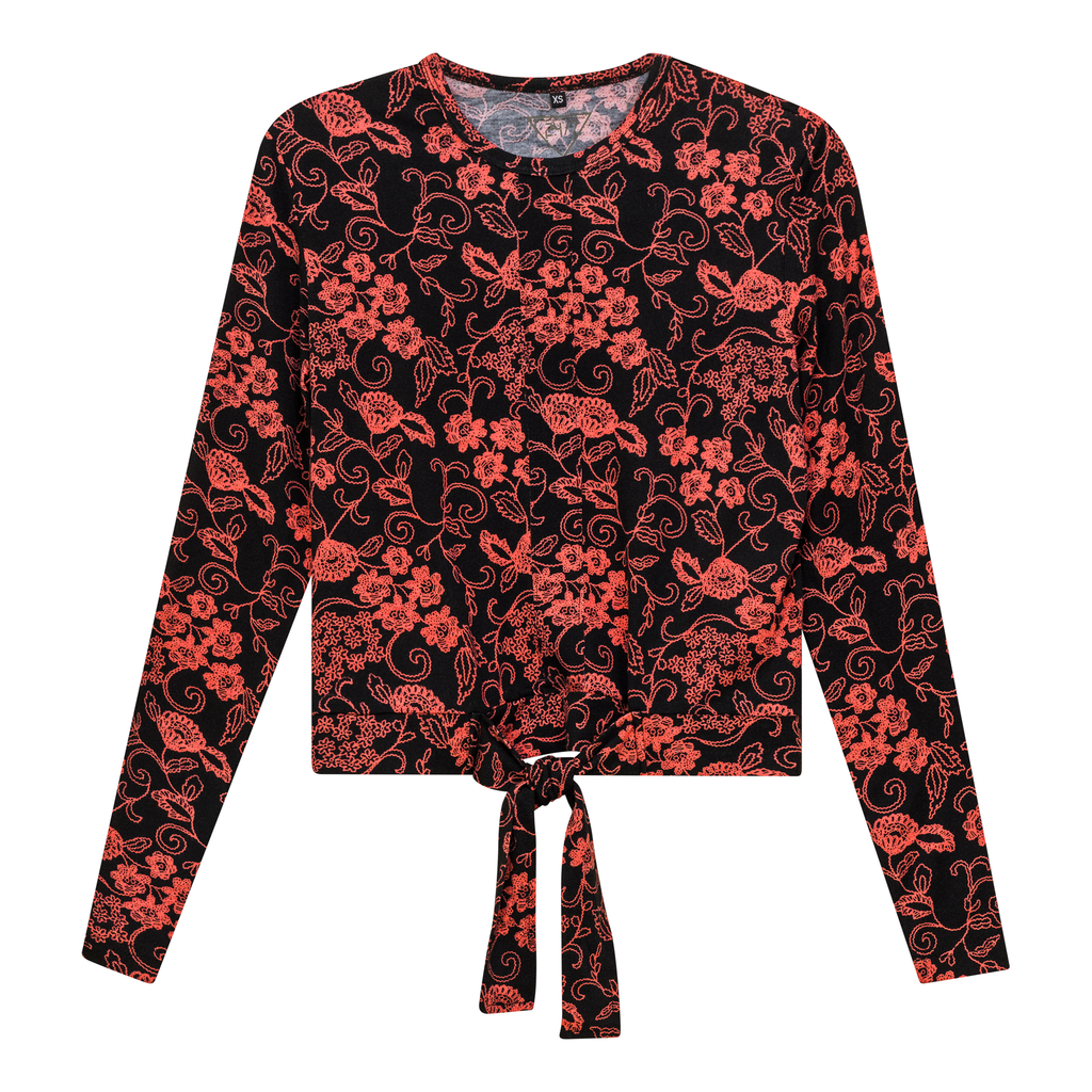Printed Tie Tee