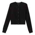 Cropped Ribbed Cardigan