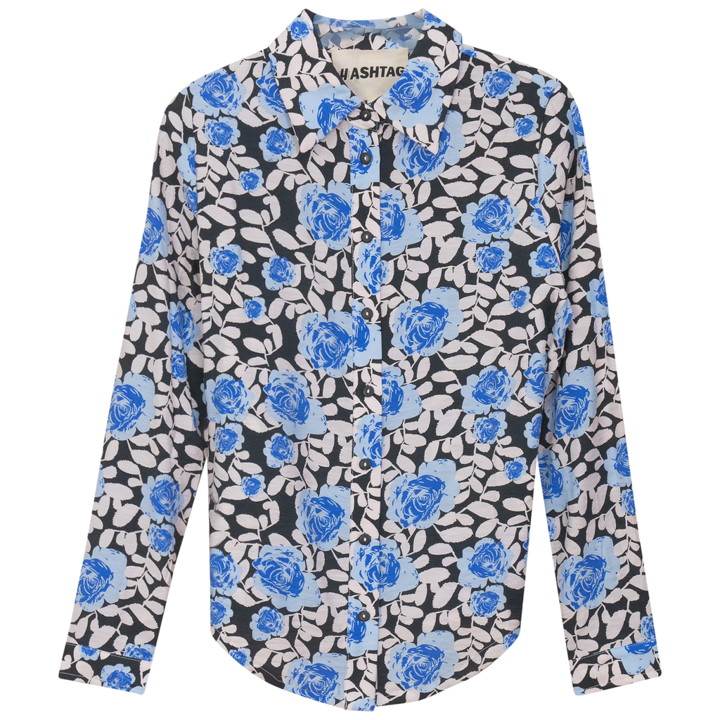 Floral Tie Blouse
