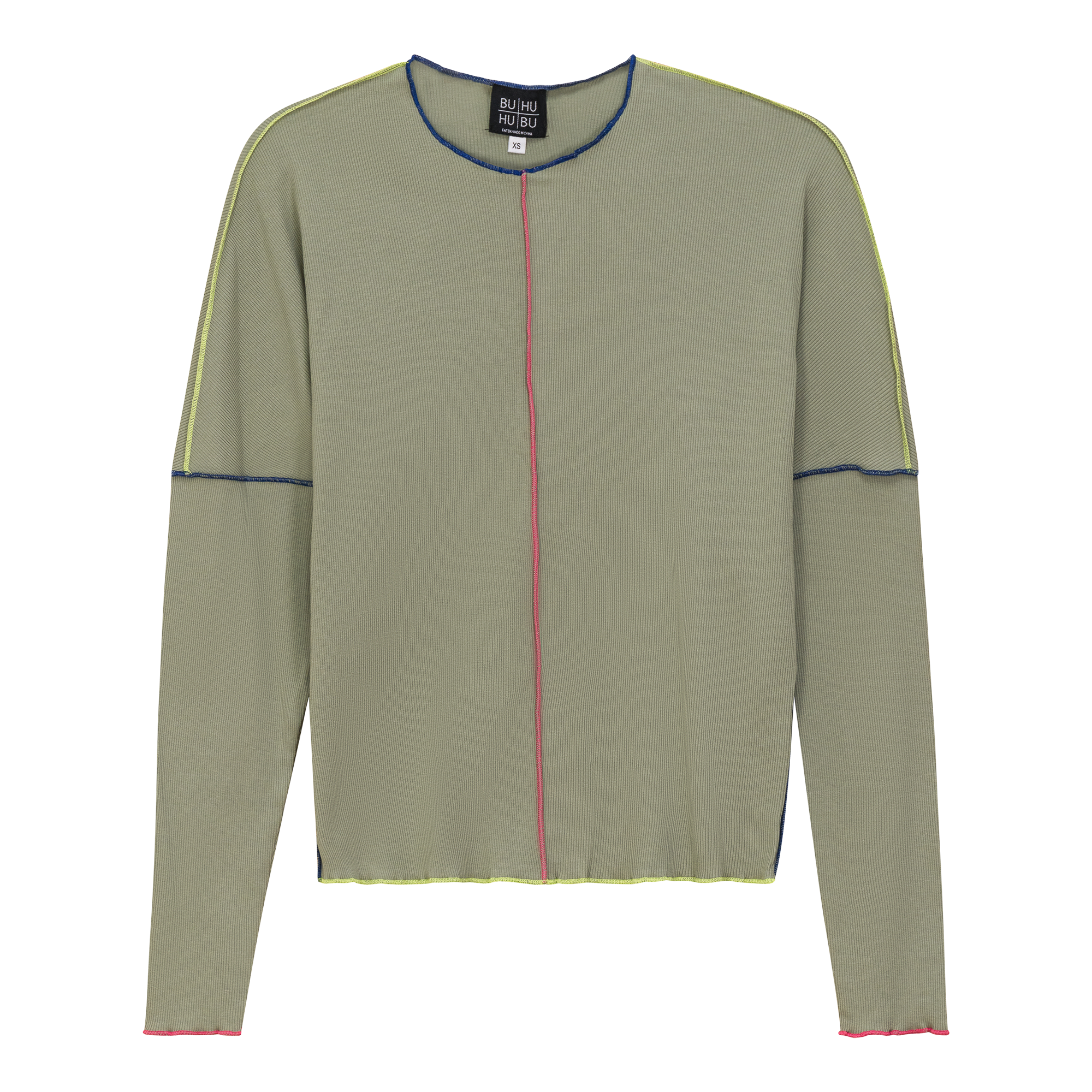 Contrast Stitch Top