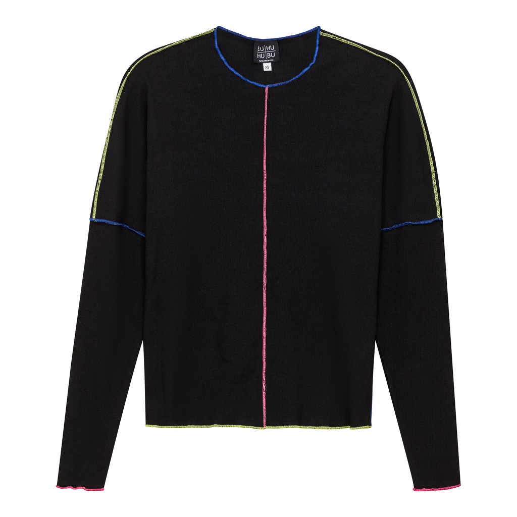 Contrast Stitch Top