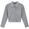 Cropped Stripped Blouse