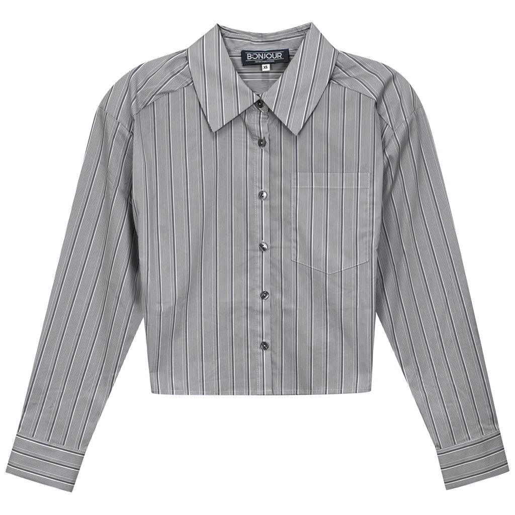 Cropped Stripped Blouse