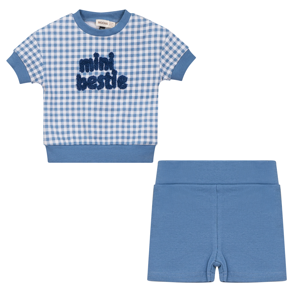 Checkered Mini Bestie Shorts