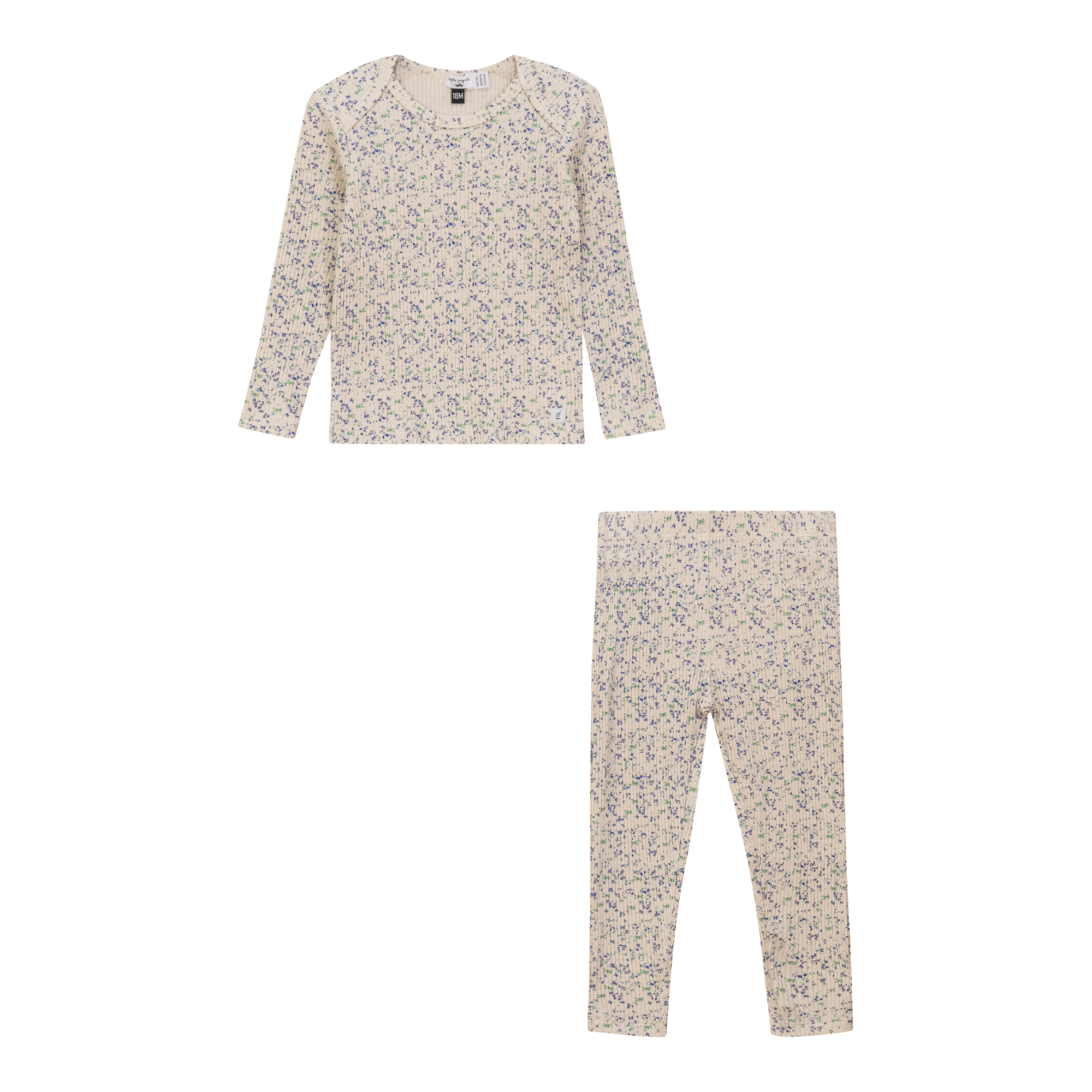 Flower Print 2Pc Set