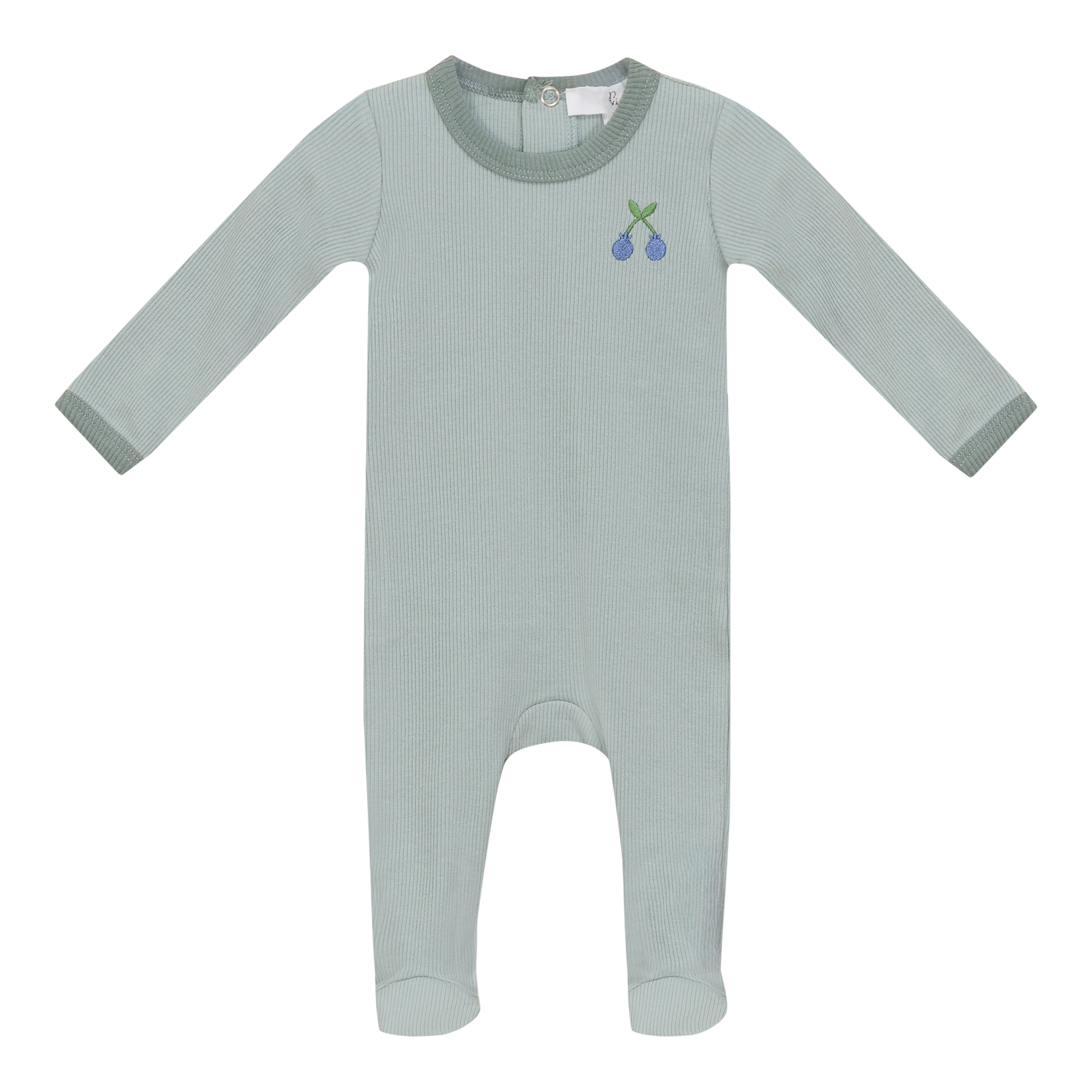 Cherry Print Rib Onesie