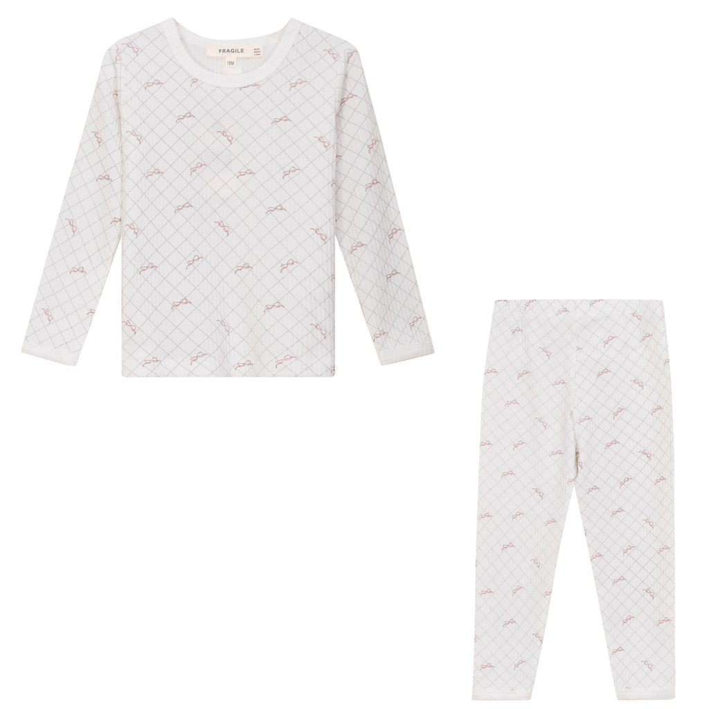 Mesh Print 2Pc Set