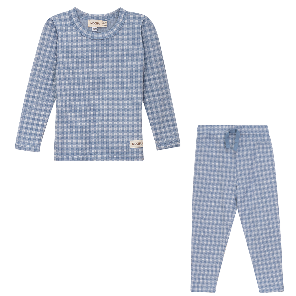 Plaid Stretch 2Pc Set