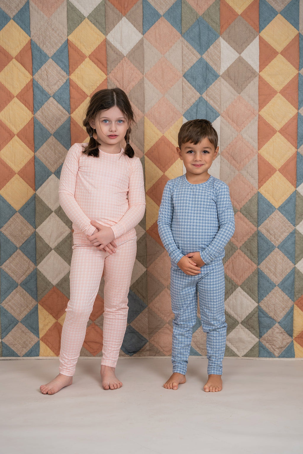 Plaid Stretch 2Pc Set