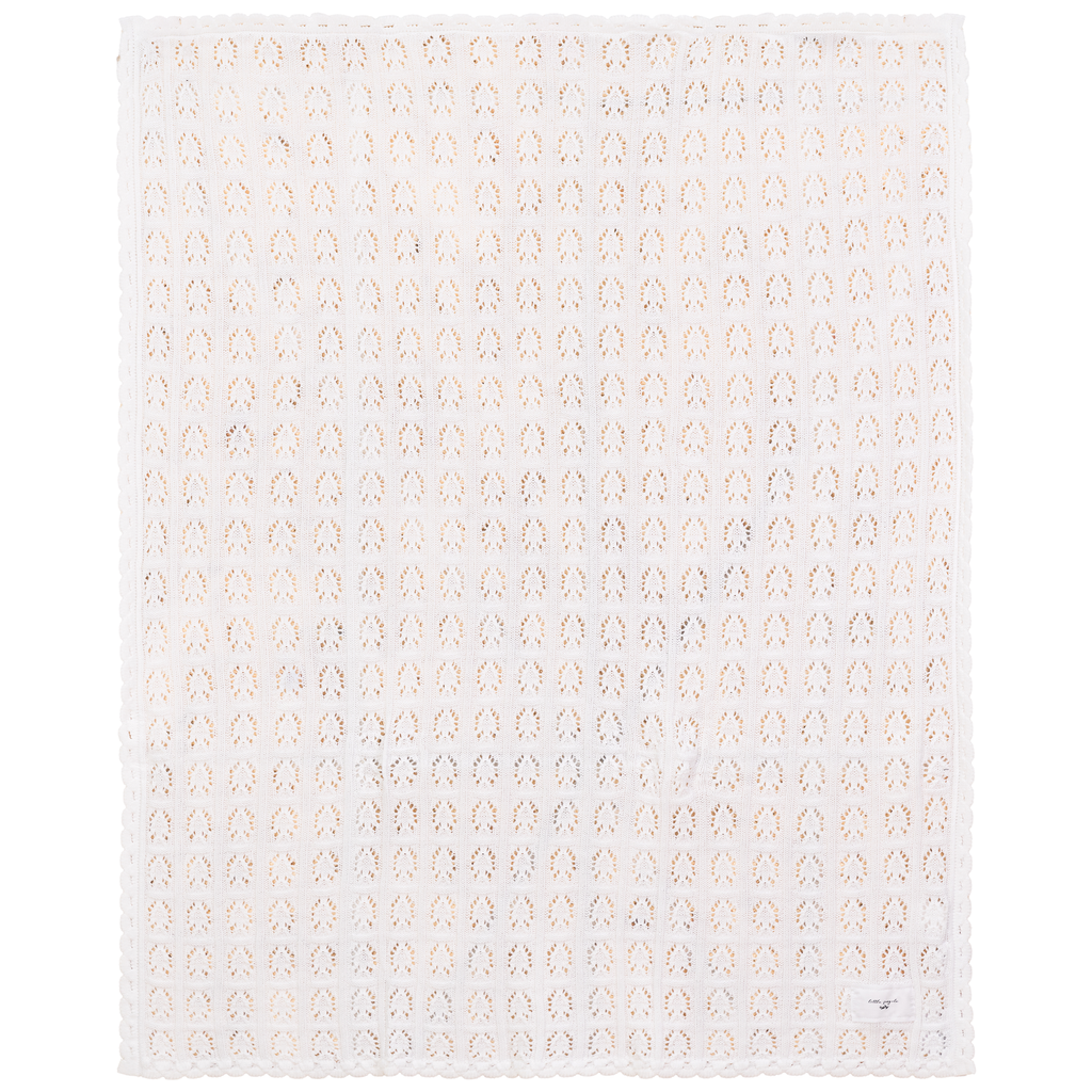 Knit Lace Texture Blanket