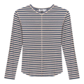 Striped Vneck Tshirt