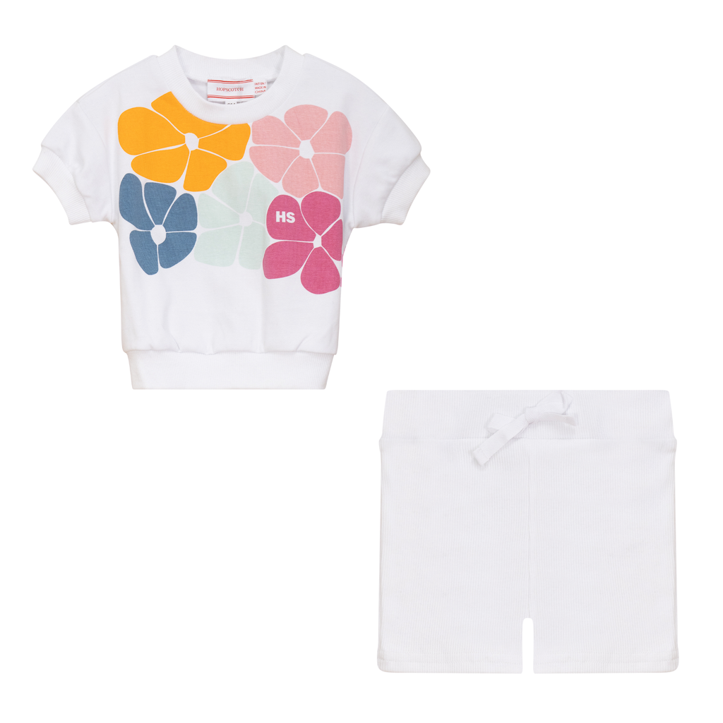 Flower Print 2Pc Set
