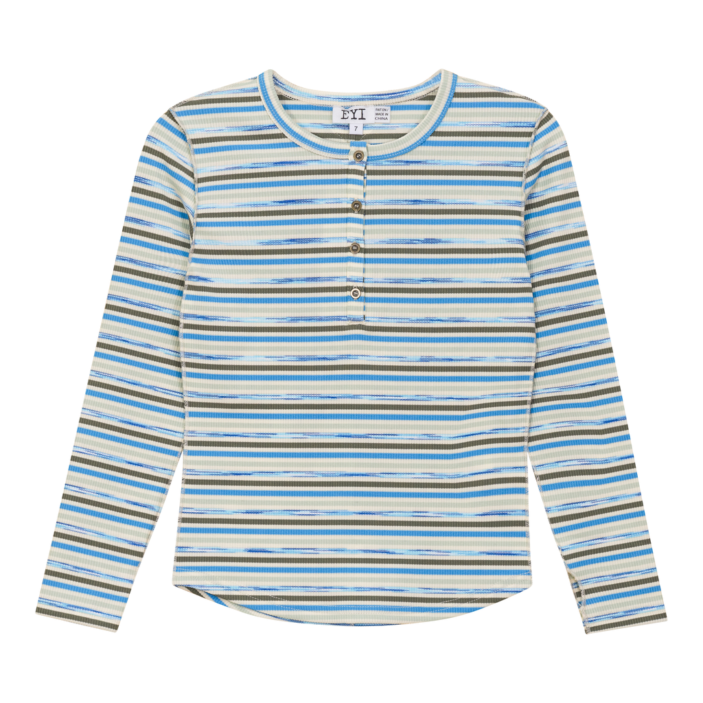 Multi Stripe Rib Top