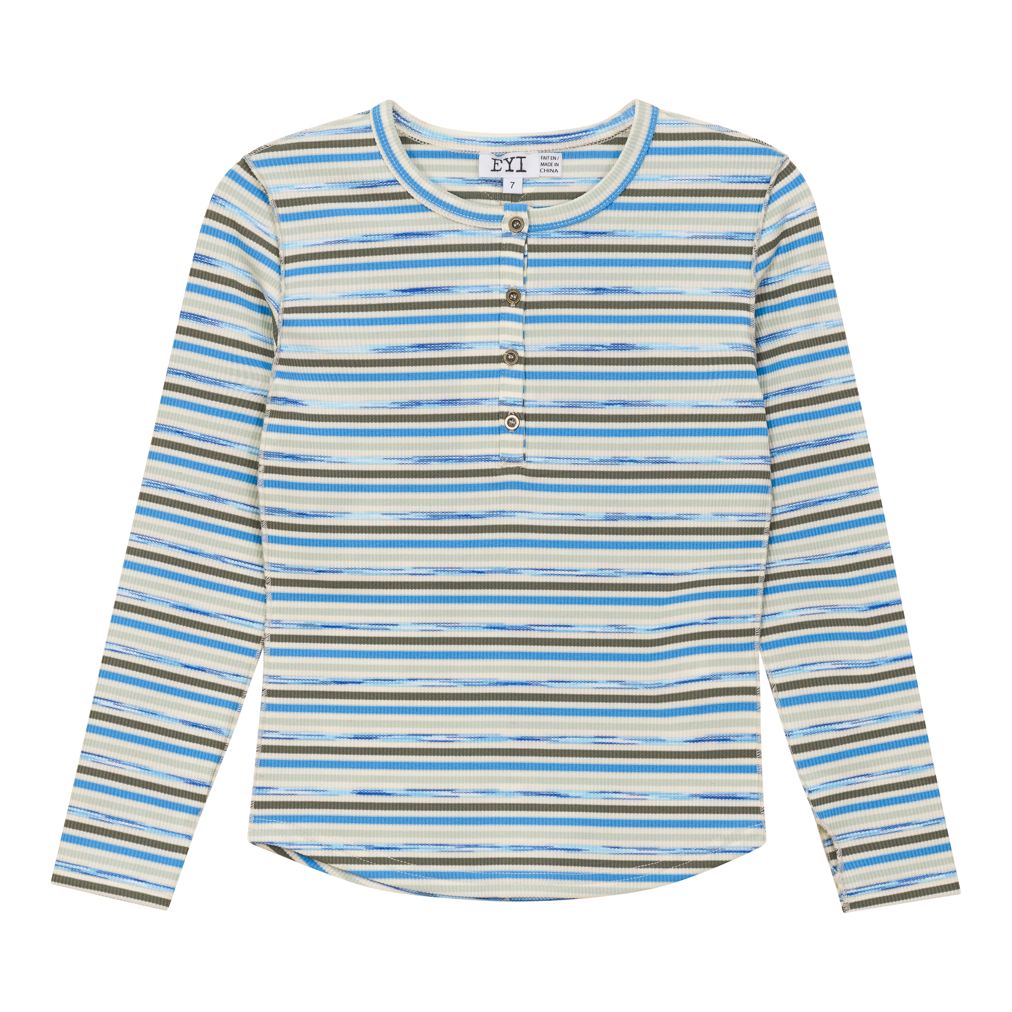 Multi Stripe Rib Top