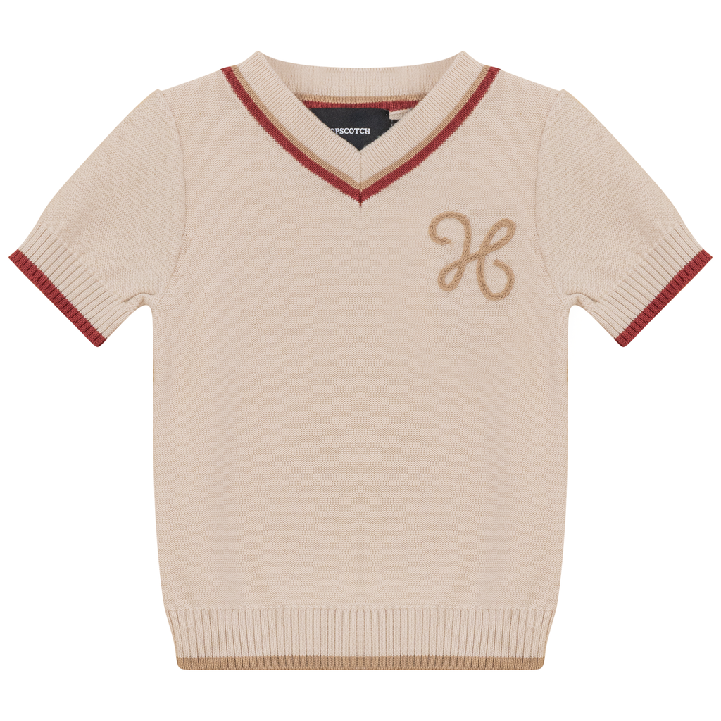 Contrast Trim Knit Top