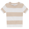 Honeycomb Stripe Knit Top