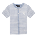 Woven Crinkle Stripe Shirt