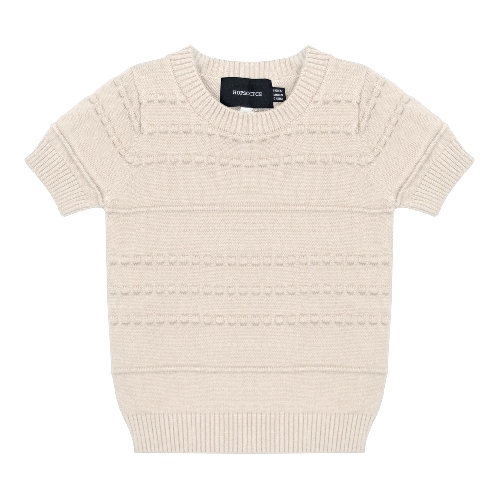 Stripe Knit Textured Sweater