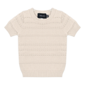 Stripe Knit Textured Sweater