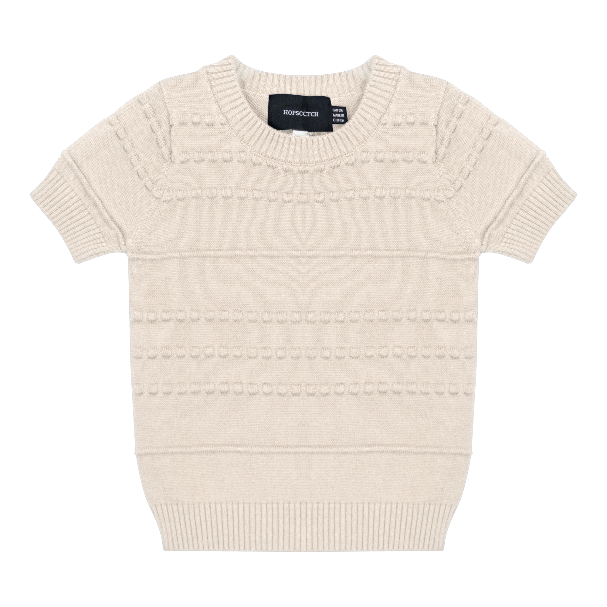 Stripe Knit Textured Sweater