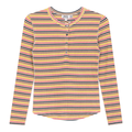Multi Striped Ribbed Top