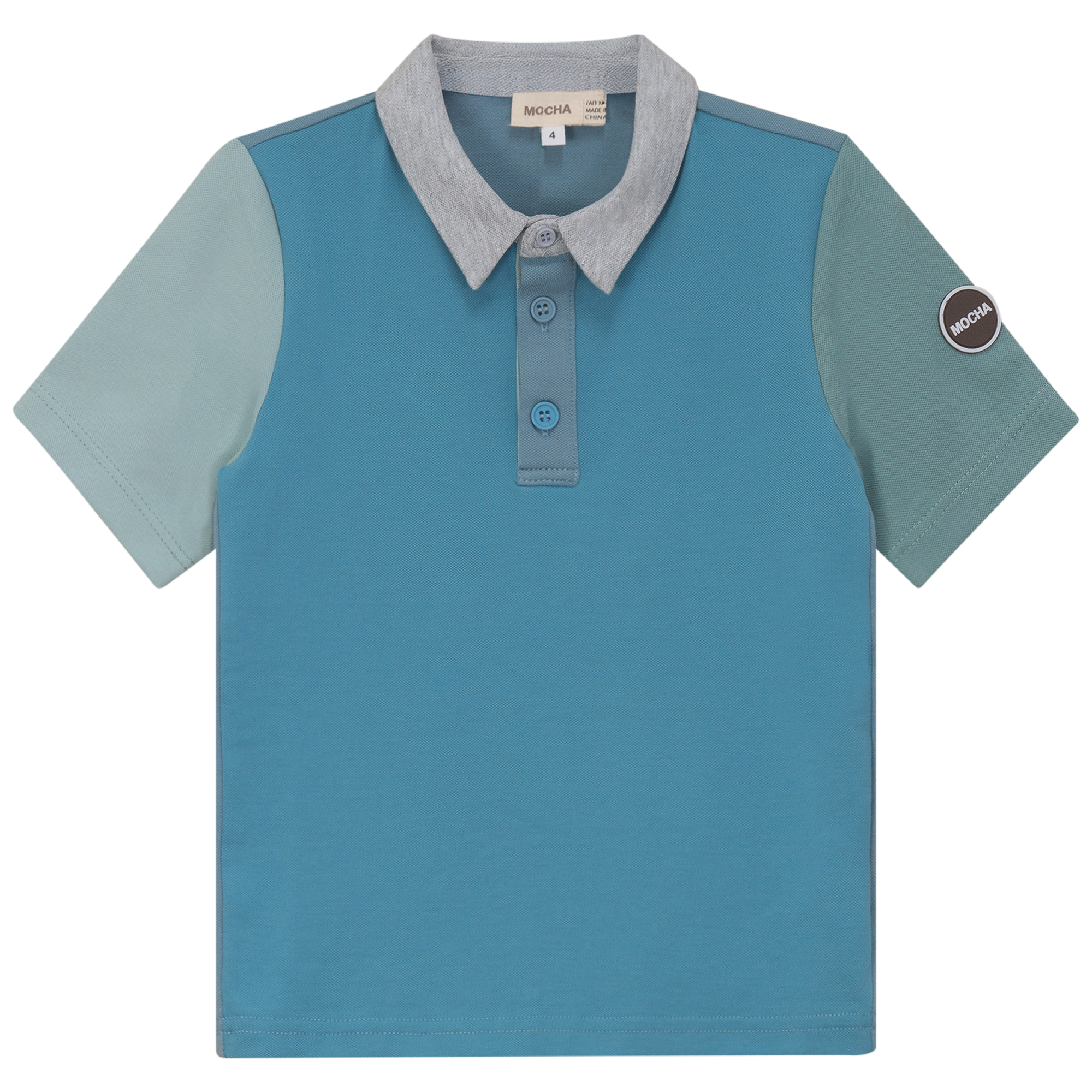 Woven Short sleeve Contrast Polo