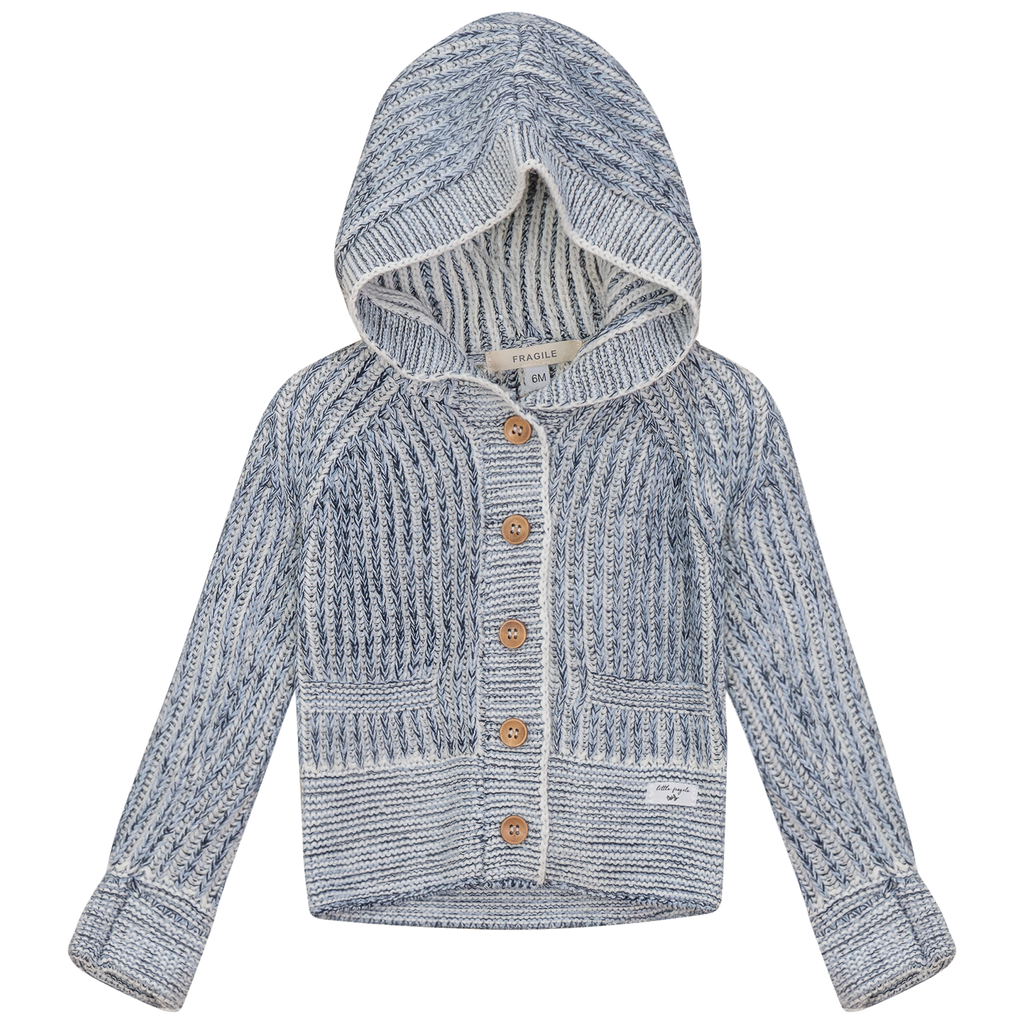 Knit Hooded Jacket