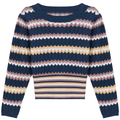 Zig Zag Striped Sweater