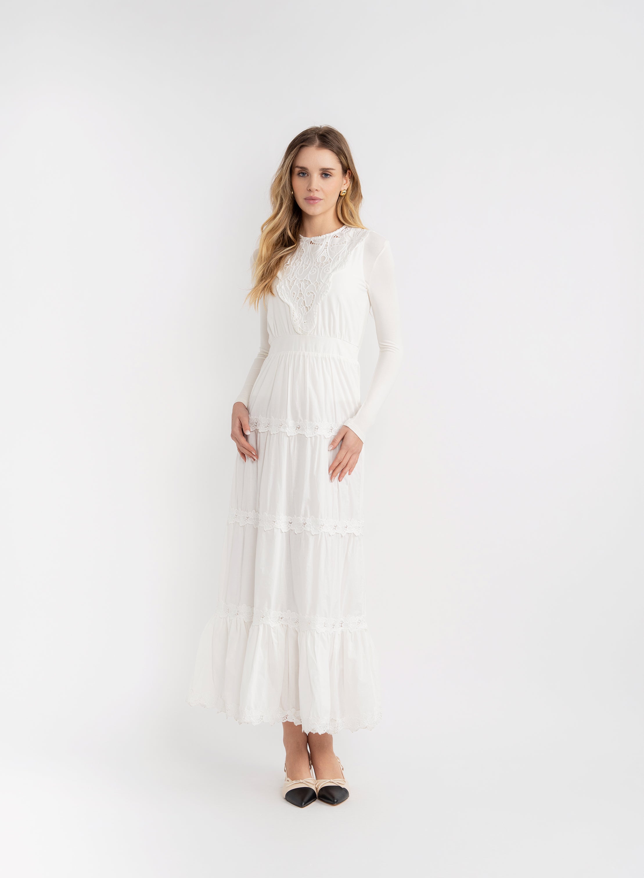 Midi Woven Jumper