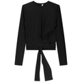 Ribbed Wrap Top
