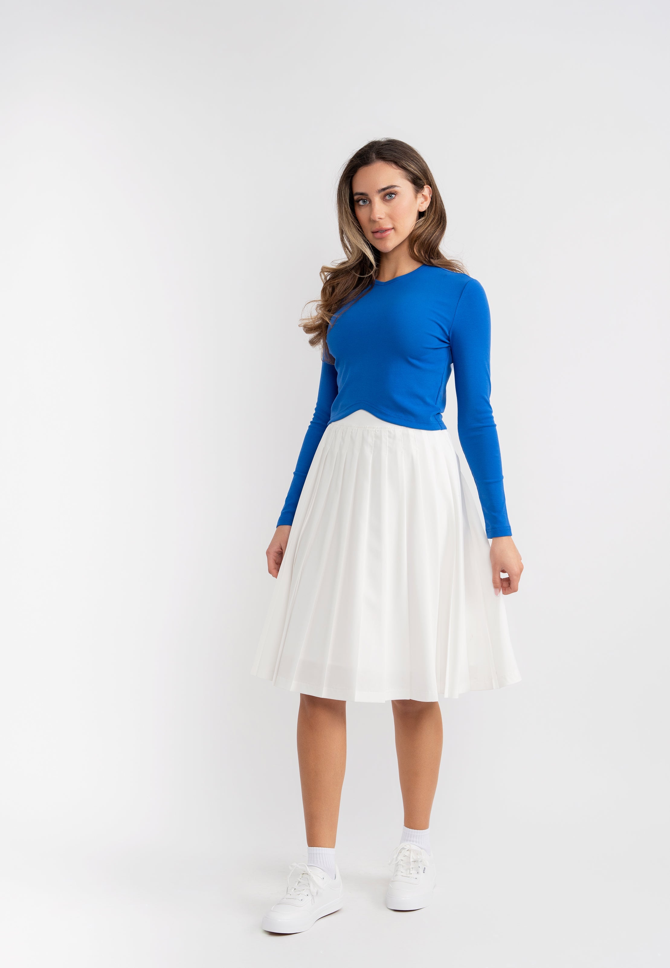 Triangle Ribbed Cropped Top