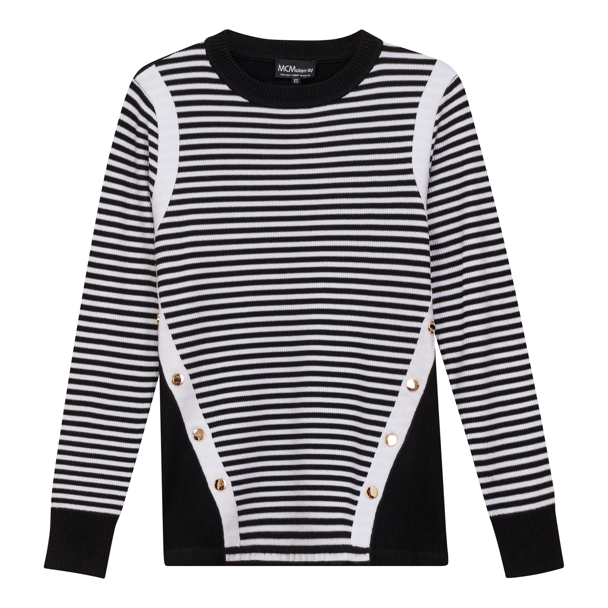 Maternity Stripped Sweater