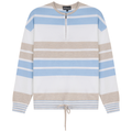 Maternity Henley Stripped Knit Bungee Sweater
