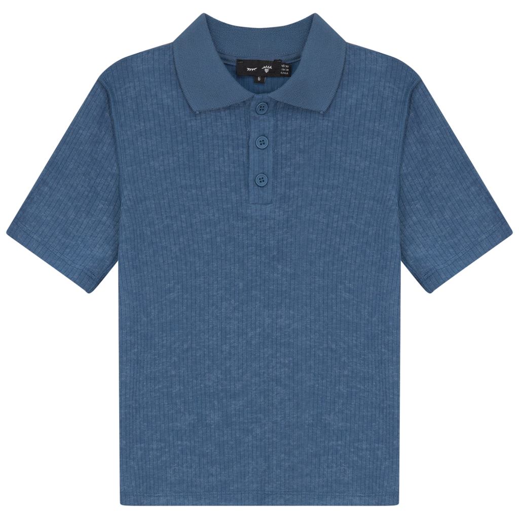 Distressed Short Polo