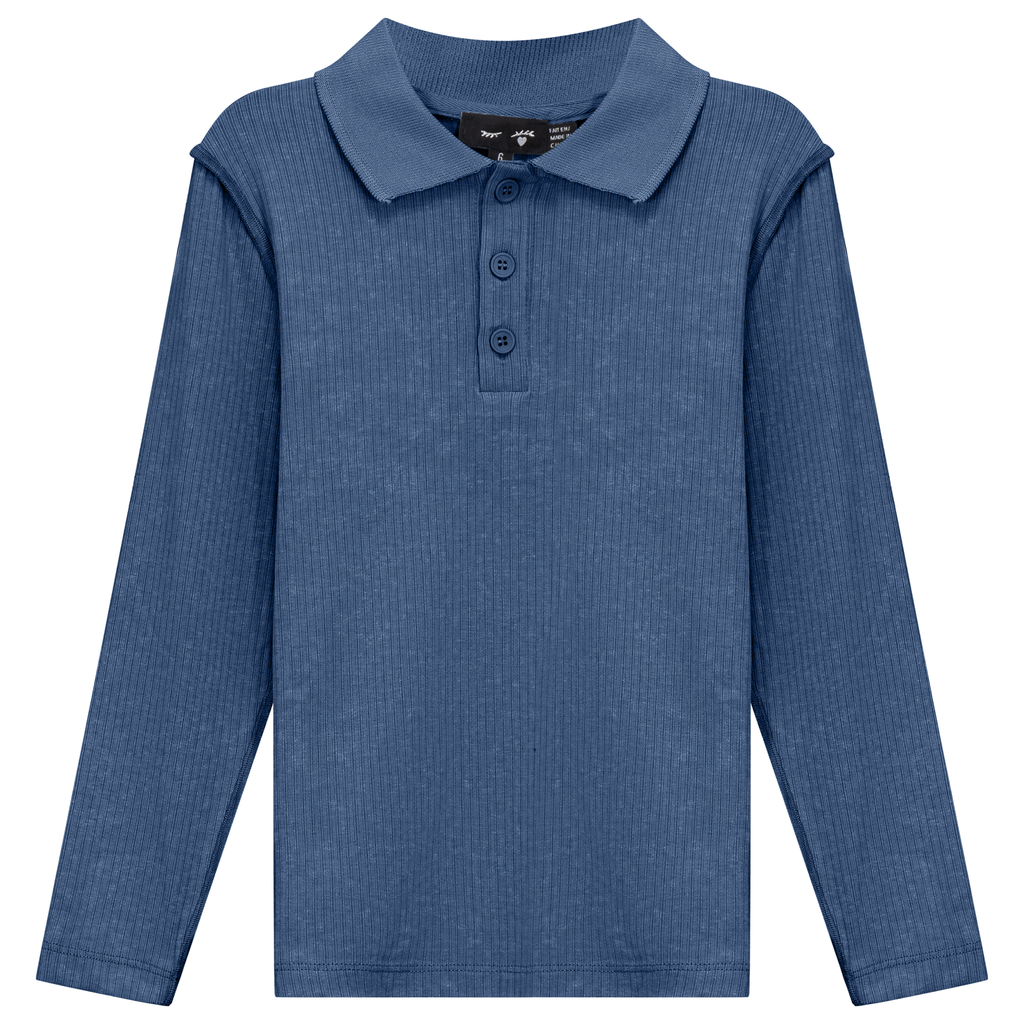 Distressed Long Polo