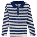 Mix Stripped Long Polo