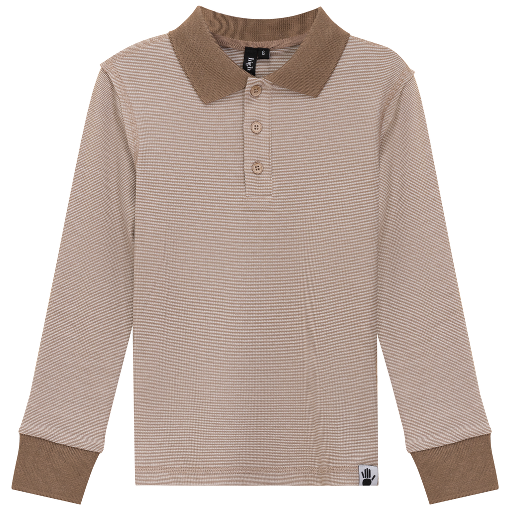 Mini Stripped Long Polo