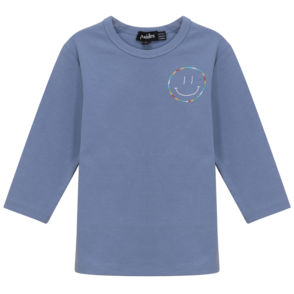 Smiley Embroidered Top